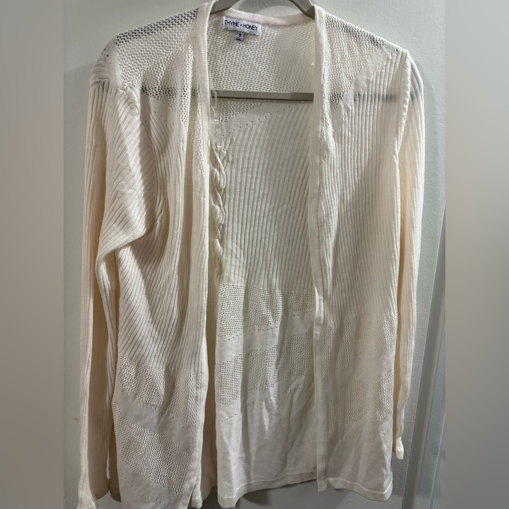 Ivory Knit Cardigan